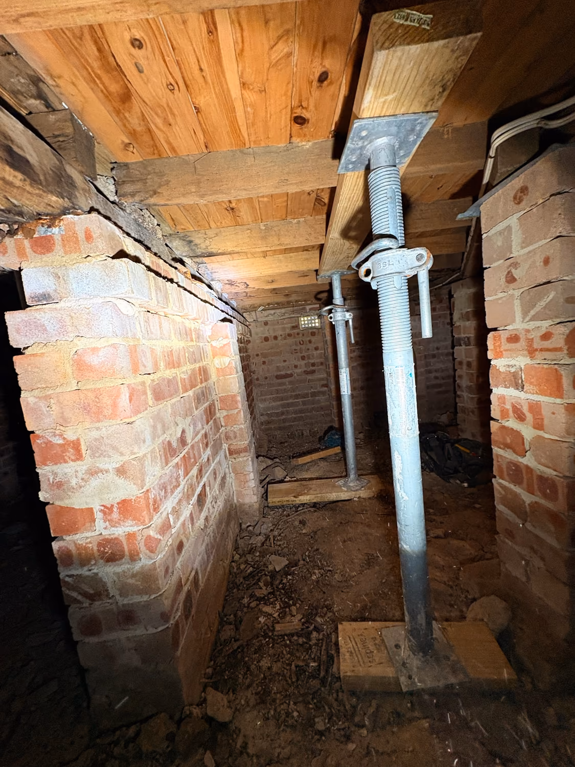 Subfloor restumping and structural timber repair work by Formex Constructions